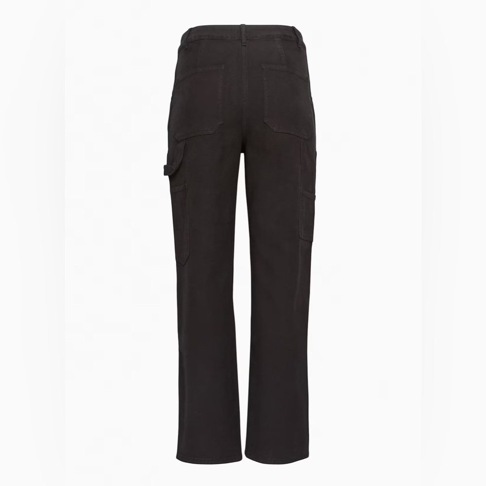 Wilfred Free Aritzia Brennan Carpenter Black Pants Size 0 Pockets Loop Cotton - Picture 8 of 16